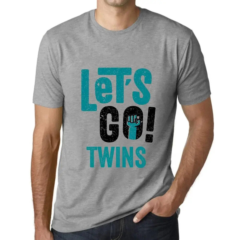Camiseta Estampada para Hombre Vamos Gemelos – Let's Go Twins – T-shirt Vintage