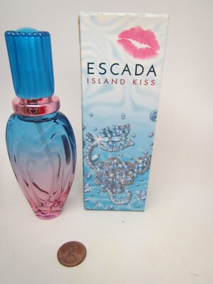 Brand New ESCADA ISLAND  KISS EAU de TOILETTE 1oz/30mlSPRAY FULL,DISCONTINUED