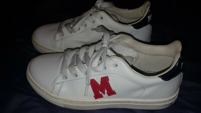 MSGM Boy's Sneakers Leather White Size 34