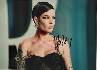 HALSEY Autographed signed photo