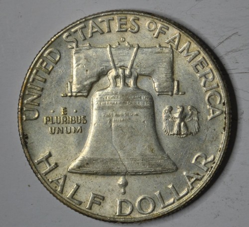 1953-D Franklin Half Dollar Bugs Bunny W397 - Picture 3 of 3