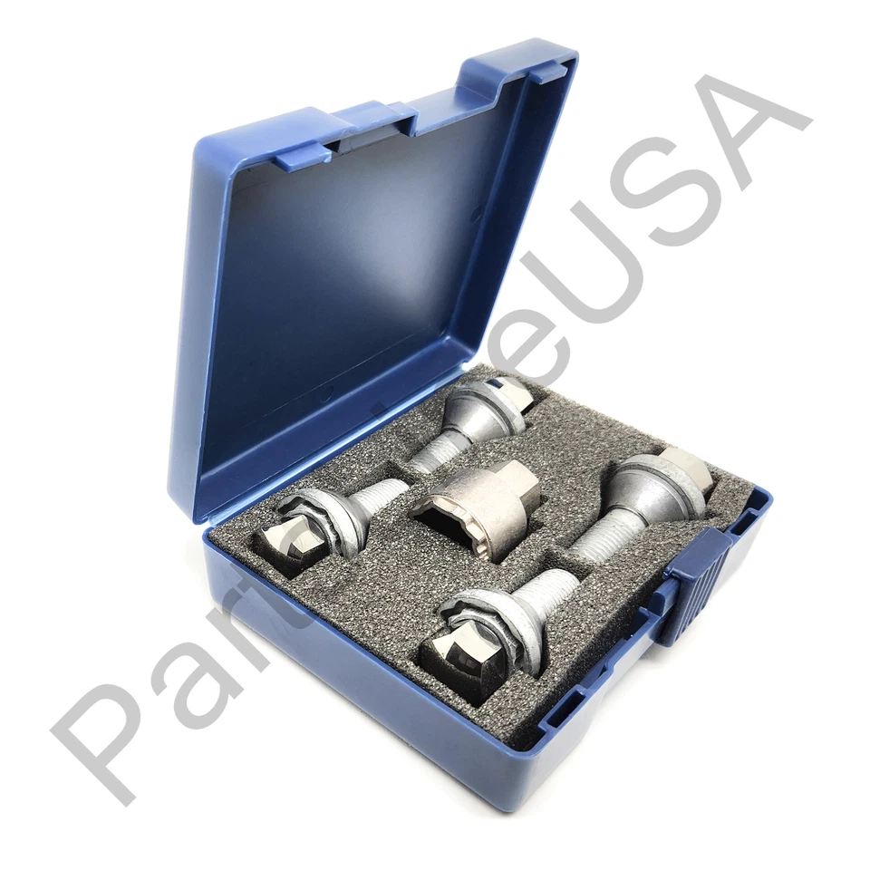 Genuine Maserati Chrome Security Stud Bolt Wheel Locks Nut Kit 940000358 - Image 4 of 4