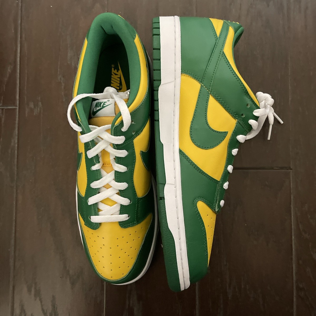 Size 12.5 - Nike Dunk SP 2020 Low Brazil Brasil Green Yellow 