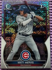 2023 1st Bowman Chrome Matt Mervis Megabox Mojo Refractor SP #BCP74 Chicago Cubs