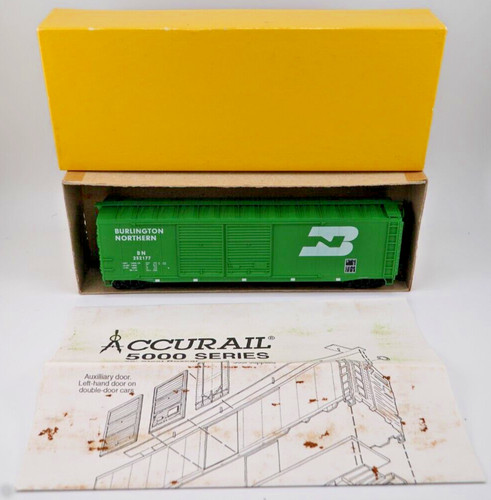 Kit de vagón de carga Accurail 5203 HO Burlington Northern 50' puerta DBL - NUEVO EN CAJA | Zustand: New