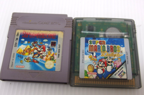 Gameboy Super Mario Bros Deluxe Games Mario Land lot PAL AU Official Nintendo