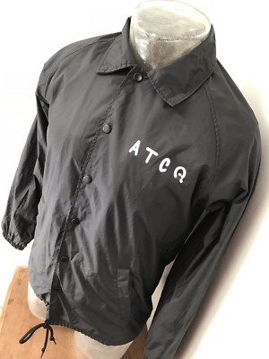 Mens Small A TRIBE CALLED QUEST ATCQ Lined Hip Hop Nylon Jacket