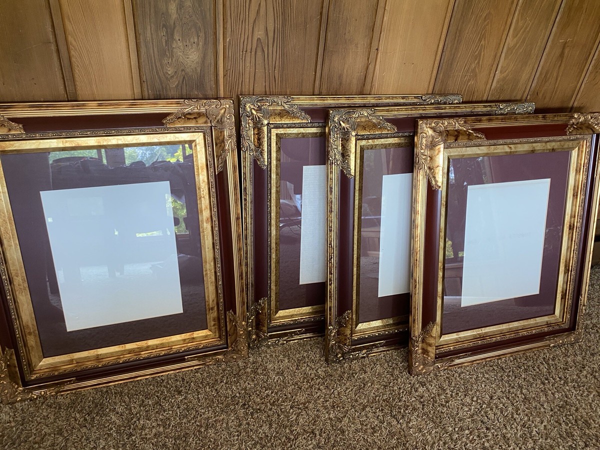Frames Distressed Aged Gold Picture Frames & Poster Frames