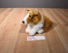 Animal Alley Sable Brown and White Collie Beanbag Plush 310-901 