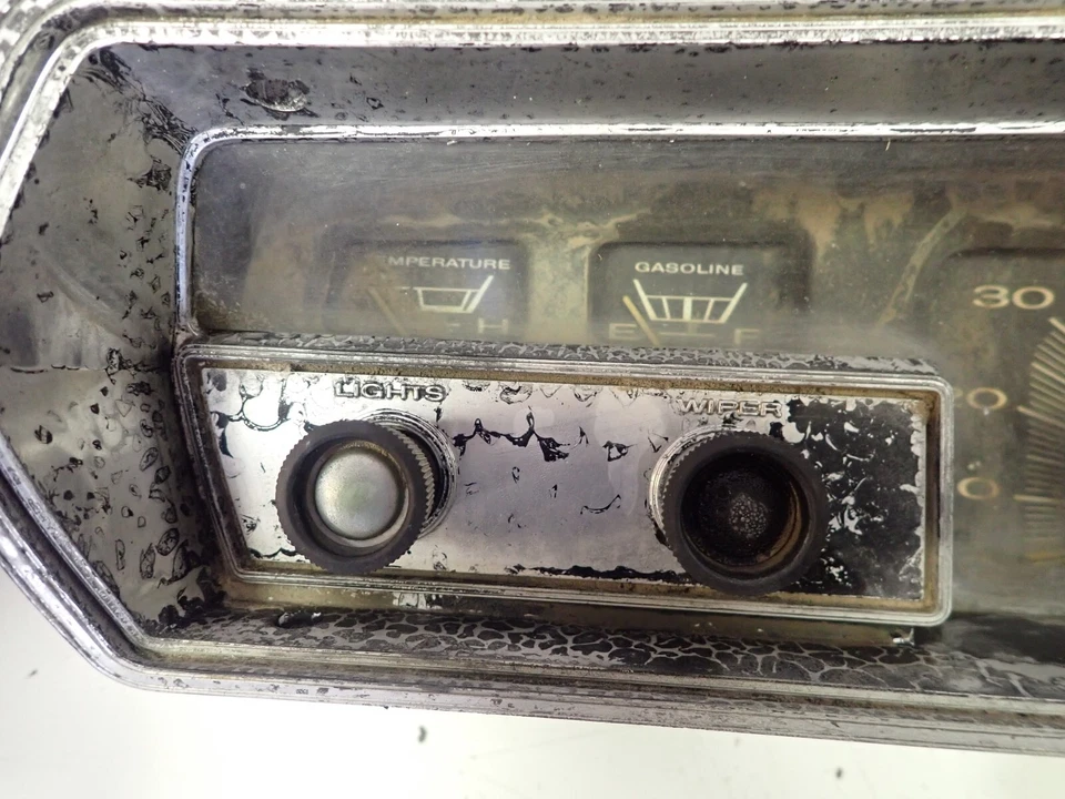 1966 Plymouth Satellite Belvedere Painel Velocímetro Instrumento Cluster Medidores OEM - Imagem 4 de 4