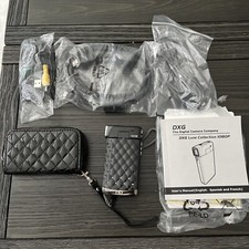 DXG Luxe Collection 1080P DXG - 5C8V HD Camcorder - Black With Rhinestones