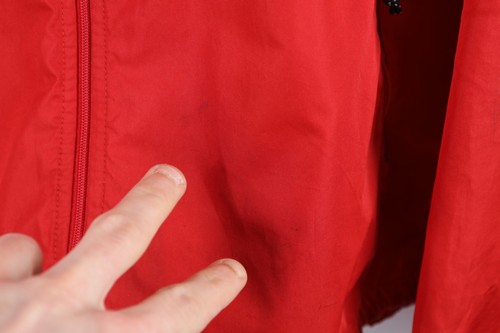 Vintage 90s Polo Sport Ralph Lauren Mens Medium Spell Out Windbreaker Jacket Red - Picture 7 of 19
