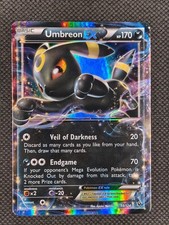 UMBREON EX 55/124 HOLO EX RARE FATES COLLIDE POKEMON