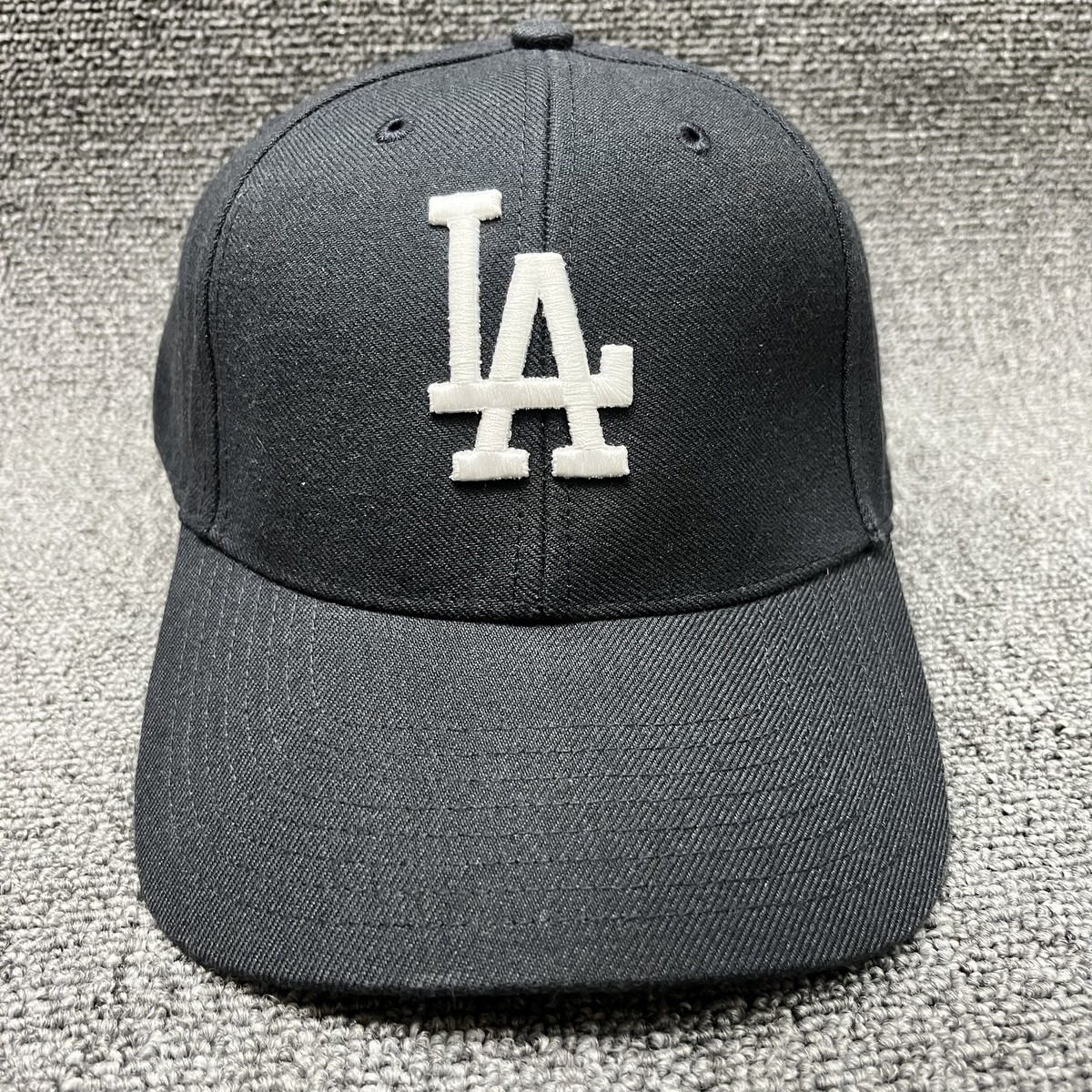 Los Angeles Dodgers '47 Brand MVP Hat Black White LA MLB Adjustable