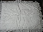 Vintage 3 Piece Cradle Set White Eyelet 32" x 26" - Beautiful NWT — photo 5