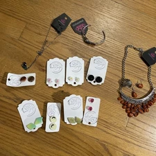 Assortment Of Earrings, Necklaces, And Jewelry. Brand New Never Worn.