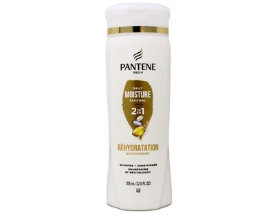 Pantene Pro-V Daily Moisture Renewal 2-in-1 Shampoo + Conditioner, 12 FL OZ