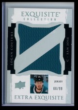 2021-22 Upper Deck  Exquisite Collection Extra Jersey Logan Couture 66/99