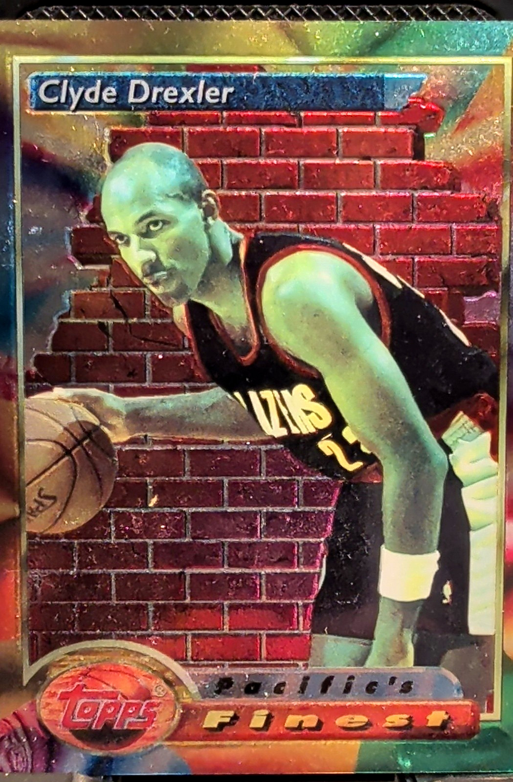 1993-94 Topps Finest - Clyde Drexler #129