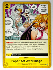 Paper Art Afterimage OP13-115 Carrying on His Will Regular One Piece TCG LP
