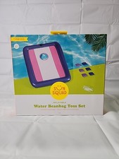 Sun Squad Inflatable Water Beanbag Toss Set 7 Pieces Ages 5 Pool Party Game NIB