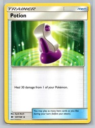 Potion 127/149 Sun & Moon Base Set Uncommon Pokemon TCG