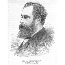 MATTHEW DIGBY-WYATT British architect & art historian - Antique Print 1877