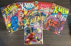 X-MEN #1 --- SET OF ALL 5 JIM LEE COVERS! CGC-READY! HI-GRADE! Marvel! 1991! NM