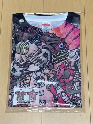 Project.C.K Full Graphic T-Shirt Nightmare Size M H68cm W51cm New