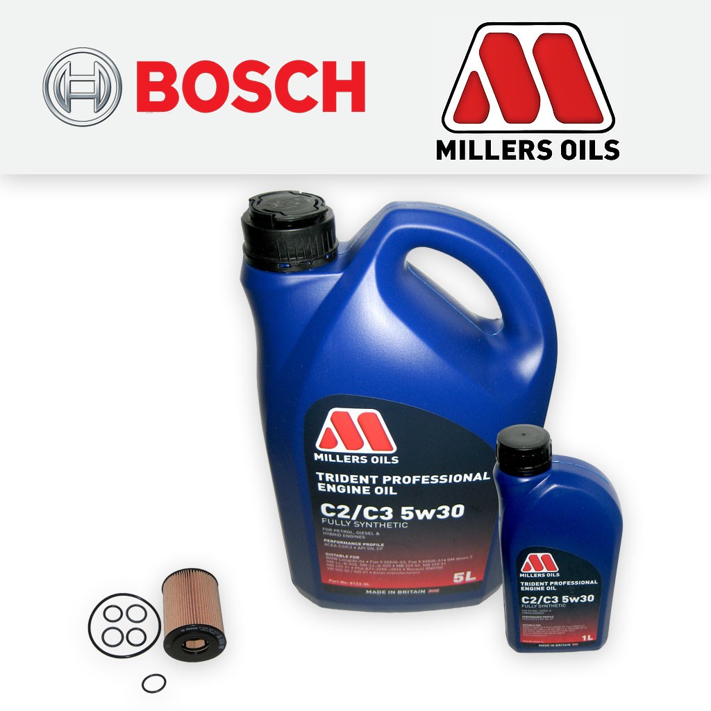 SERVICE KIT for VAUXHALL ZAFIRA MK2 1.7 CDTI OIL FILTER +5w30 C3 OIL (2008-2014)