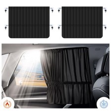 2PCS Car Window Shades,Suction Cup Mount Car Side Window Sun Shade for Sun