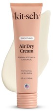 Kitsch Smoothing Air Dry Cream for Hair,Frizz Control Hair Care Product with Cas