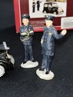 St. Nicholas Square Christmas Village 3 Pc. 3-1/2” Tall Policemen And Police Car — photo 2