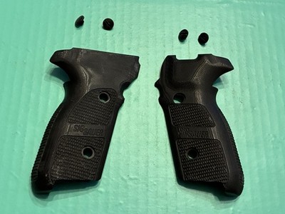 USED FACTORY HOGUE SIG SAUER P229C *CARRY* BLACK PLASTIC GRIPS .40 CAL *RARE*