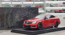 GT SPIRIT 1:18 Mercedes-Benz C63 AMG red car model benz enclosed