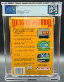 Dragon Warrior Nintendo NES 2HP Screenshot Sealed New PSA 9.2 A NOT WATA