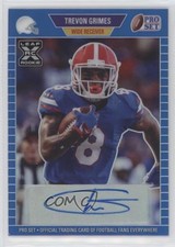 2021 Leaf Pro Set Metal 1989 Blue Rainbow 34/75 Trevon Grimes #PA-TG1 Auto 0l1