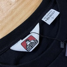 Ben Davis Embroidered Logo Short Sleeve T-Shirt Black L