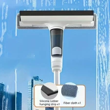 Squeegee Window Cleaner Baban 2 in 1 Window Cleaning Tool Extension Pole 49'' US