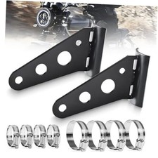 Motorcycle Headlight Brackets With Motorcycle Headlight Brackets - Side Mount