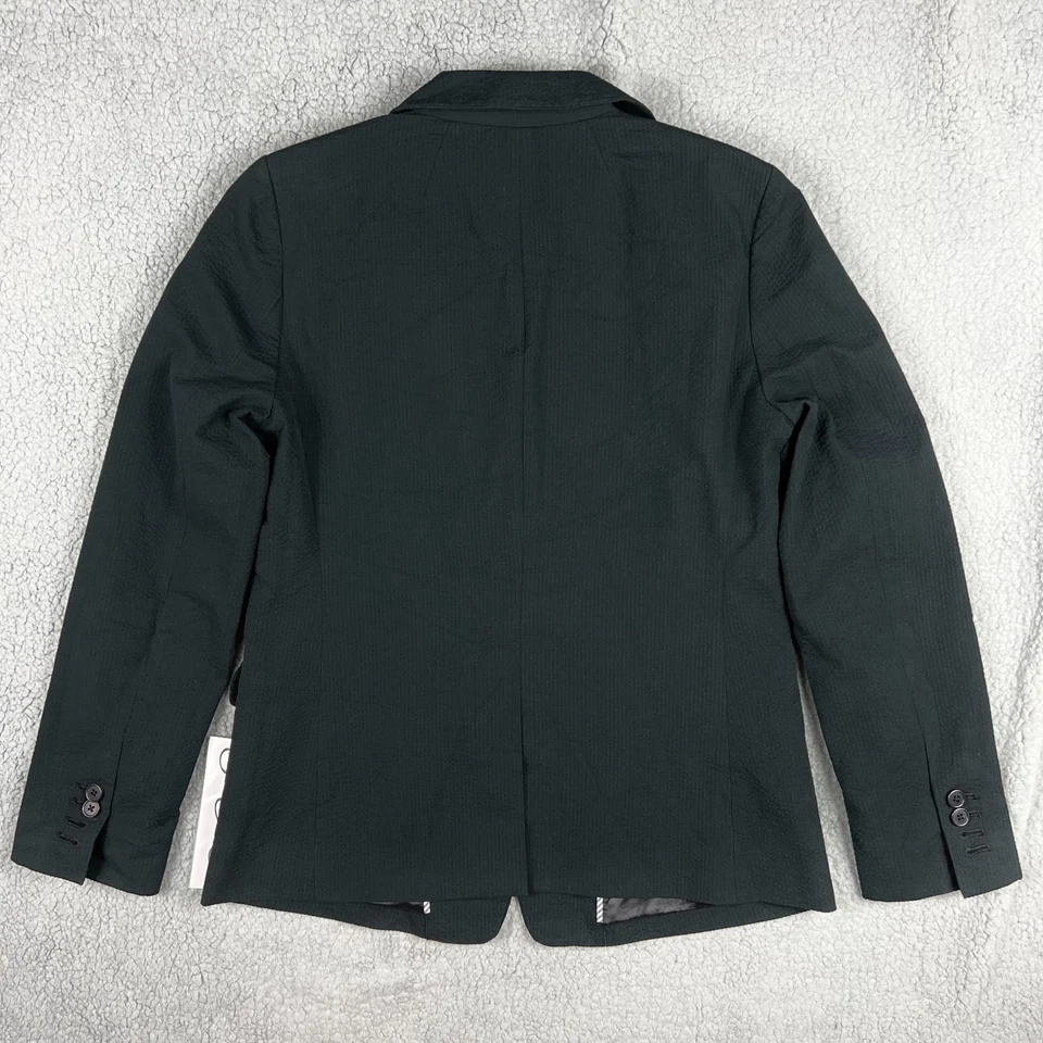 Blazer J Crew Mujer 6 Pequeño Negro Chaqueta Parque Texturizado Deportivo Abrigo Traje Informal 3 Foto 2 de 4