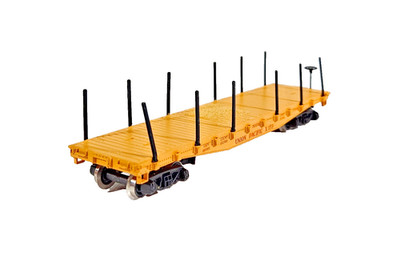 Rivarossi 2255 OO Union Pacific UP Flachwagen Wagon Supermodello gelb verpackt.