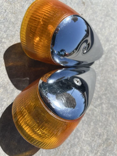 Pair Nice OEM Hella German VW Volkswagen Bug Beetle 1964-67 Turn Signal Marker