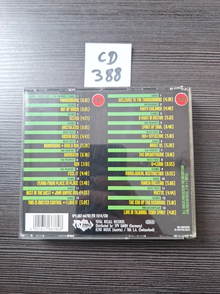 Thunderdome IV - The Original Dreamteam von Various 2CD Compilation - Bild 3 von 3