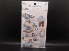 The paper studio la petites Baby Boy 3D stickers 13pc
