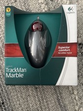 Logitech TrackMan Marble Optical USB Trackball Mouse NEW NIB