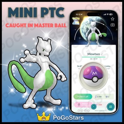 Pokémon PTC Go - Shiny Mewtwo - 10th Anniversary Celebration Special Background 