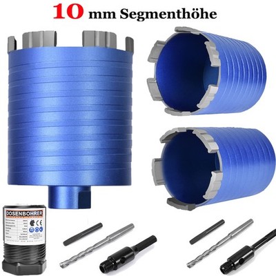 Diamant Dosensenker M16 Bohrkrone 68 oder 82 mm + Zubehör Dosenbohrer