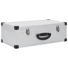 CD Case for 80 CDs Aluminum ABS Silver