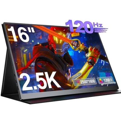 UPERFECT 16"2560*1600 120Hz Gaming Monitor Schermo Portatile 1200:1 VESA